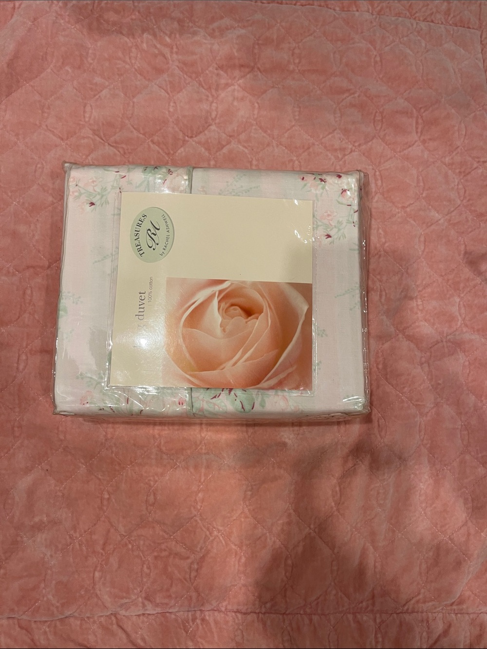 NEW Rachel Ashwell treasures Garden Rose, King duvet🩷 RARE‼️